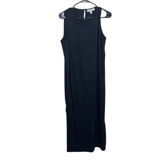 Coolibar sun protection upf 50+ black maxi dress swim cover Size large - Picture 1 of 4